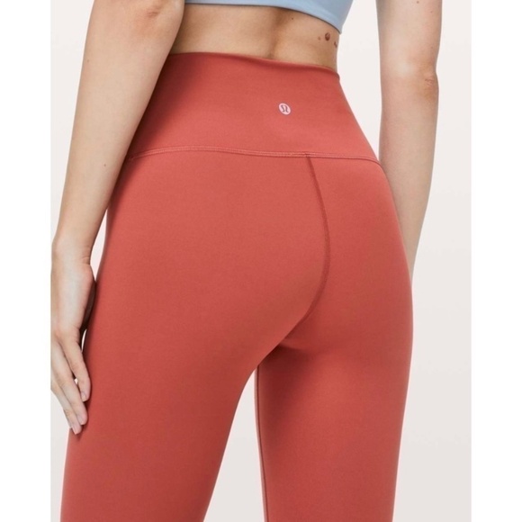 Lululemon Wunder Under High-Rise Tight Full-On Luxtreme 28" Brick Rose - Picture 4 of 11